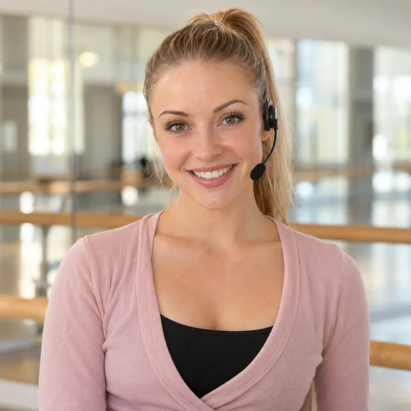 Maya, the 24/7 receptionist for Demo Dance Studio