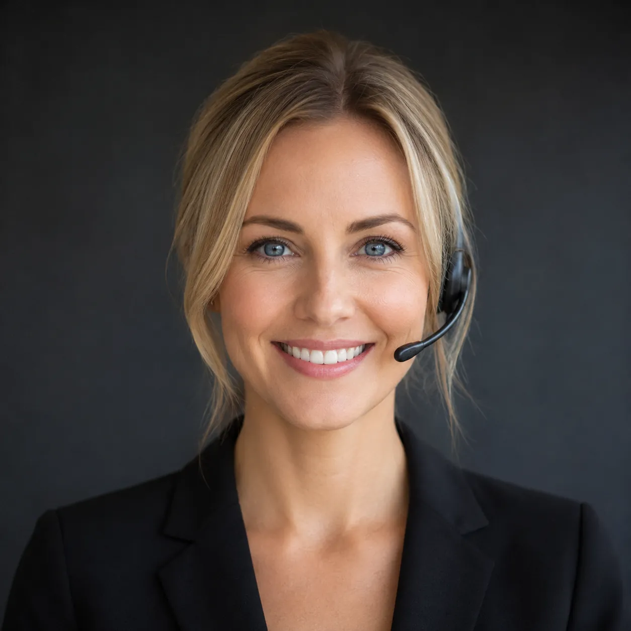 Portrait of the AI receptionist